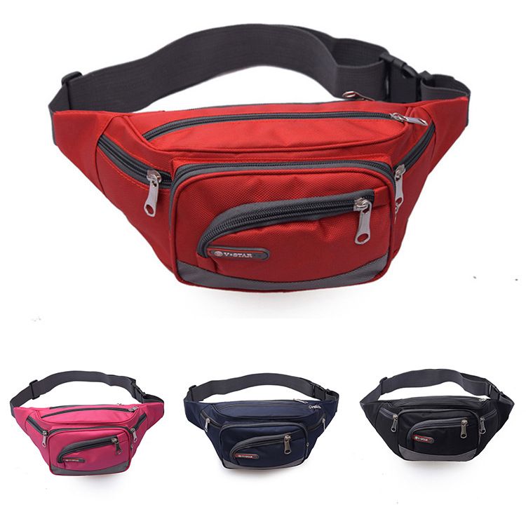Borsa a tracolla multifunzionale in nylon resistente all'acqua per uomo, per sport all'aria aperta, per telefono, per donna_voghion.com
