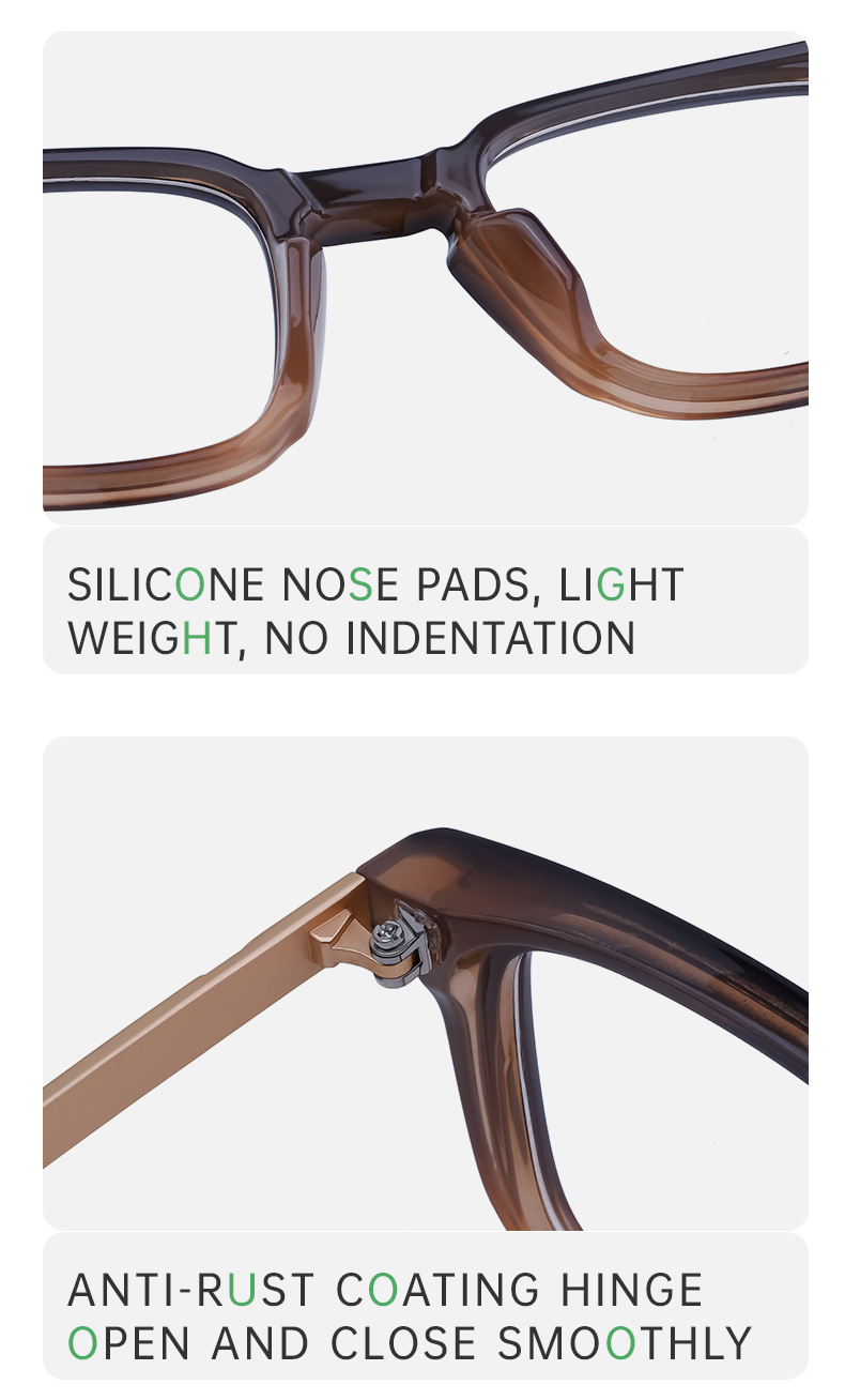 2024 Nuova moda europea e americana Versatile Scatola semplice Occhiali da vista Occhiali da tiro da strada alla moda da uomo e da donna_voghion.com