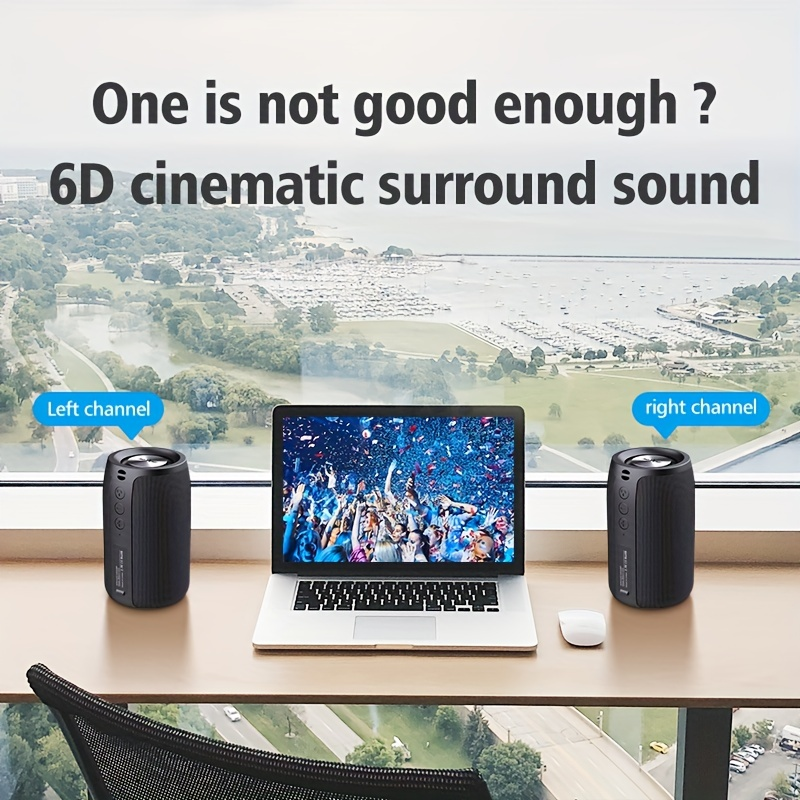 ZEALOT S32 5W Wireless Speakers, Outdoor Portable Subwoofer Speaker, Wireless Speaker, Dual Pairing,1800mAh Battery, 8 Hours Playtime Loud Stereo, Bo_voghion.com