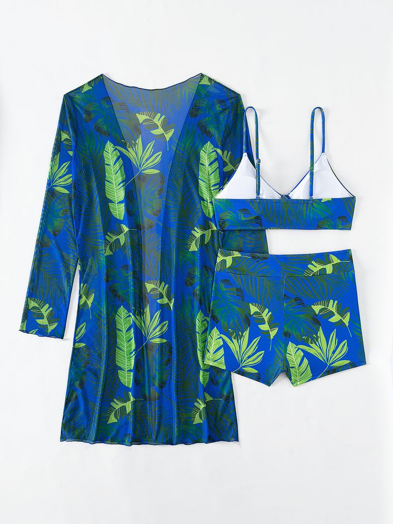 Women's Clothing Multi-color fashion bikini three-piece swimsuit for women_voghion.com