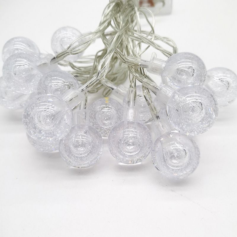 LED Bubble Ball lichtsnoer – waterdicht en op afstand bedienbaar, op batterijen/USB/aangedreven, voor kerst, bruiloften en buitendecoratie_voghion.com