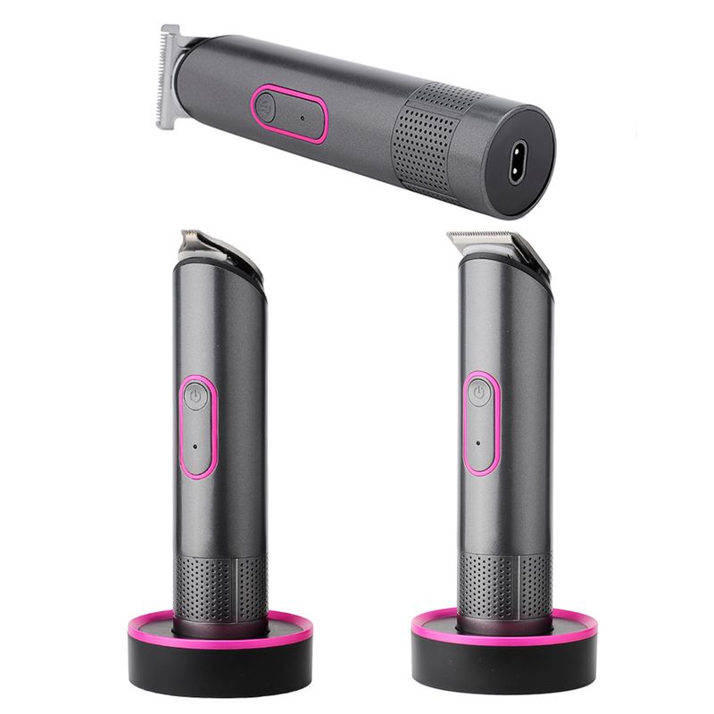 Ruixingst, cortadora de pelo recargable de gran potencia, cuchilla de acero inoxidable, carga USB, cortadora de pelo eléctrica inalámbrica, Kit de aseo_voghion.com
