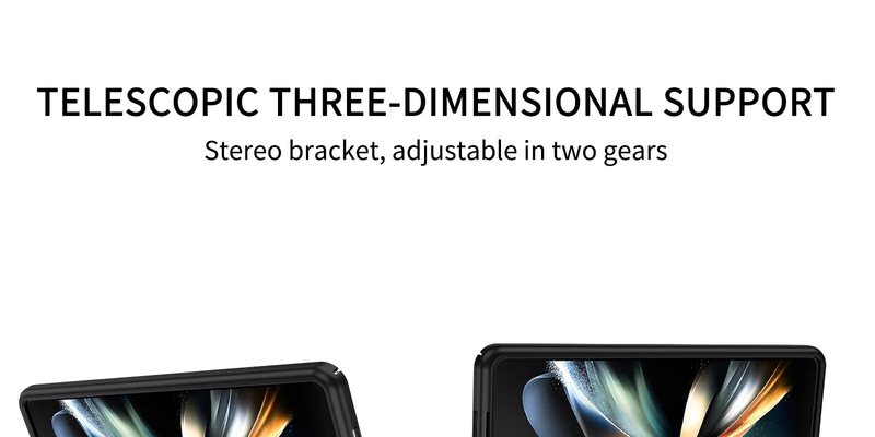 Custodia per telefono portatile anti-shock per Samsung Galaxy Fold 5 4 3 Cover protettiva per PC rigida con supporto Shift per Z Fold4_voghion.com