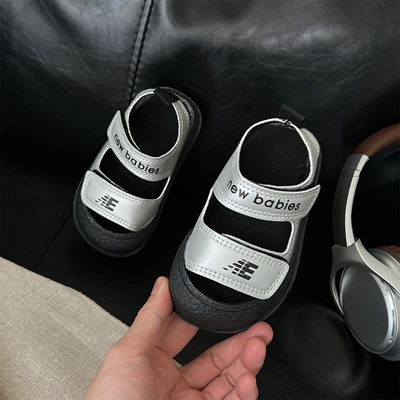 Boys' Closed-Toe Sandals 2025 Summer New Children's Soft Sole Beach Girls' Sports Shoes For Toddlers And Kids_voghion.com