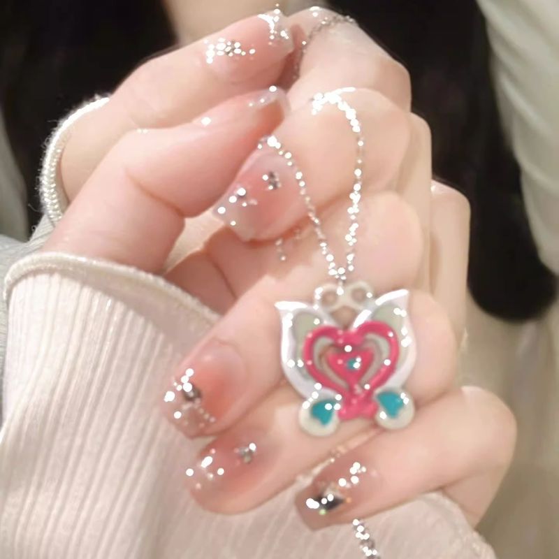 Collana variabile "Balala Energy" con fata demone e design di nicchia, stile ragazza smaltato, tutto abbinato_voghion.com