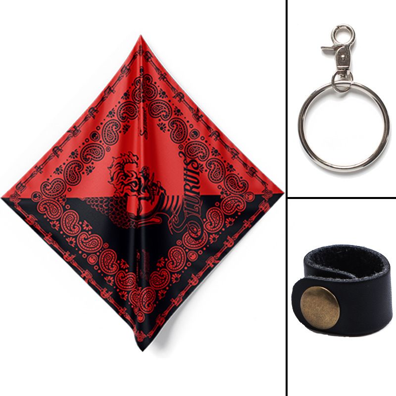 LazyZoom Cashew Flower Square Scarf Motorcycle Harley Biker Riding Face Mask Hip-Hop Headscarf Quick-Dry Thin Style_voghion.com