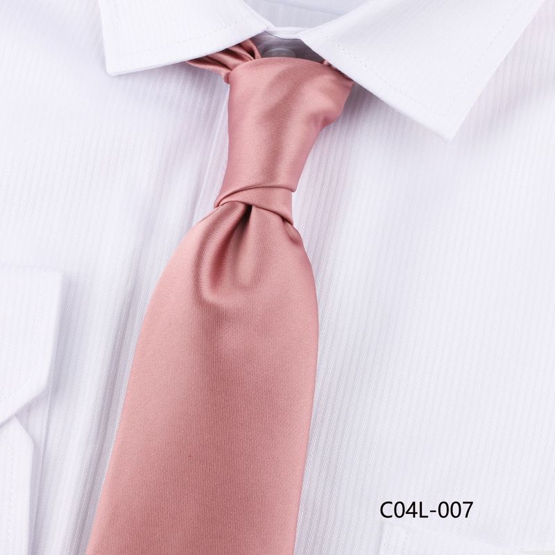 Cravate de costume décontractée pour homme, 7 cm, tricotée à la main, couleur unie, noire, accessoire de costume_voghion.com