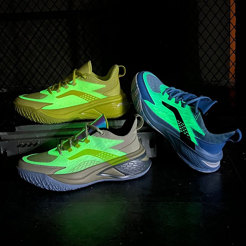 basketball Shoes For Teens Glow-in-the-dark MD Rubber Sole_voghion.com