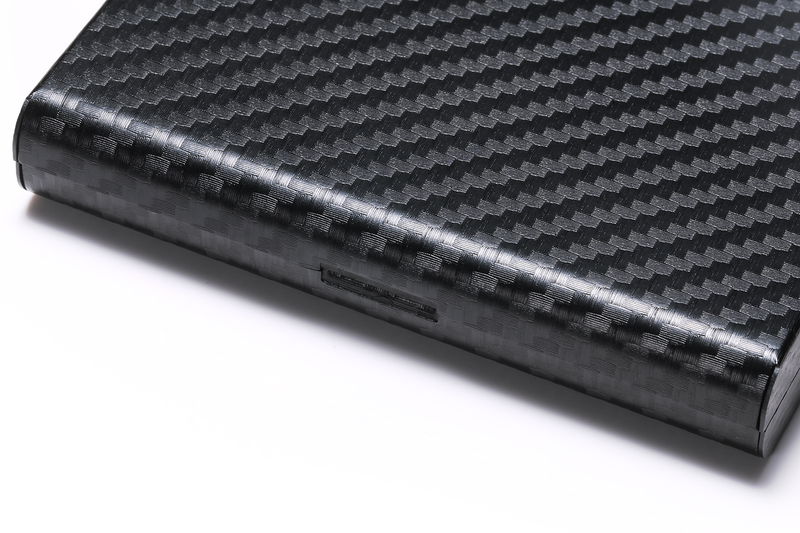 Bycobecy Custom Carbon Fiber Card Holder Metal Plastic NFC Wallet Passport Holder Document Organizer RFID Slim Wallets_voghion.com