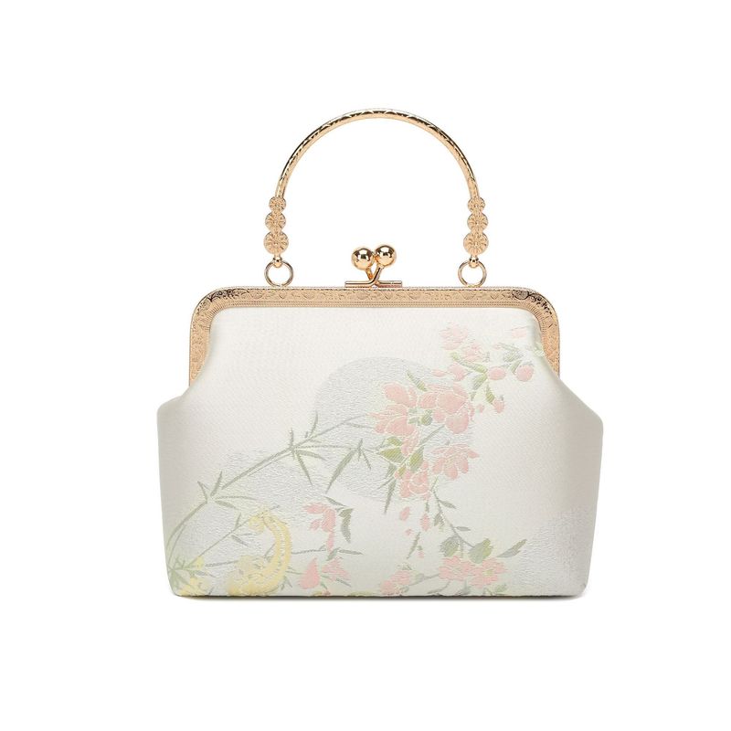 Borsa a tracolla in seta ricamata nazionale Qipao per donna, stile cinese, 2025, con chiusura a strappo_voghion.com