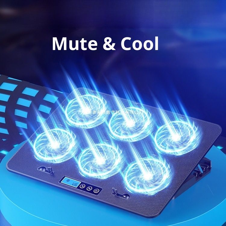 Base de refroidissement NeoGear Ice Noble pour ordinateur portable 15,6 pouces, support pour ventilateur Artifact silencieux_voghion.com