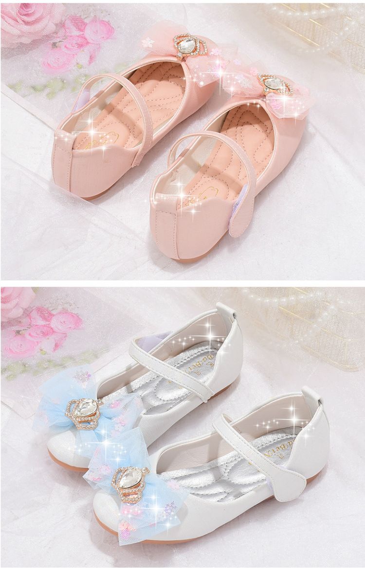 Mädchen einzelnen schuhe kleine prinzessin baby leder schuhe Frühling und herbst neue weiche sohle blume kinder schuhe mit bogen kinder Doudou schuhe_voghion.com