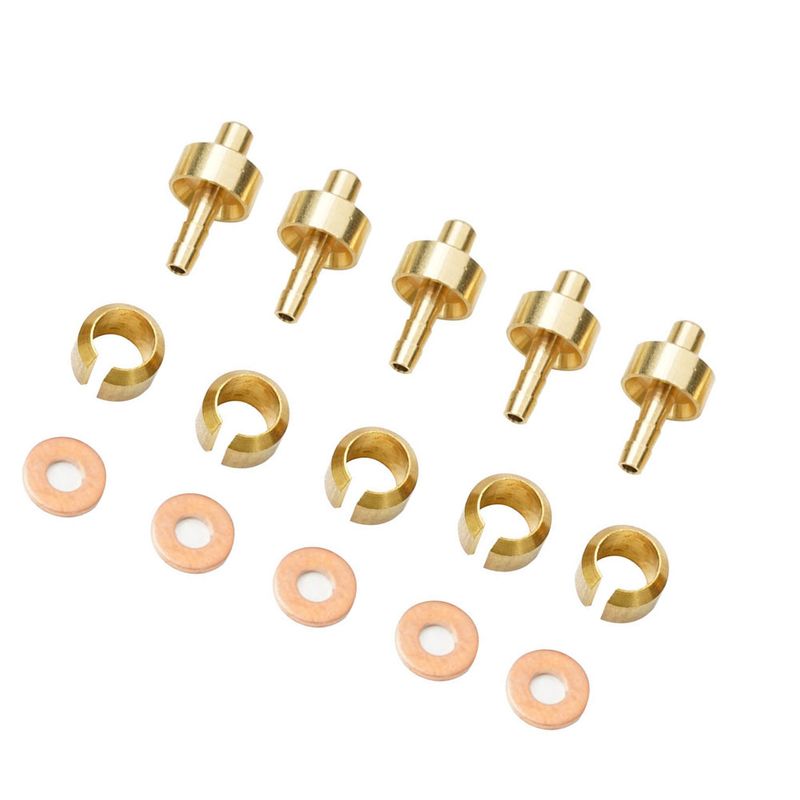 5set Oil-Naald Set Five-e Body Suitable For-HOPE Hose Insert Oil Needle Olive Head Five Thread Bicycle Brake Parts_voghion.com