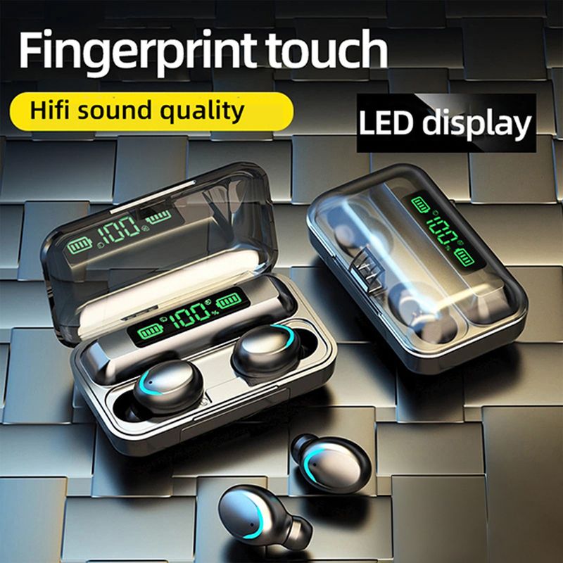 40H Long-Lasting Wireless Earbuds Pro - Enhanced Bass Touch-Controlled In-Ear Headphones With Dual Mics, USB-C Fast_voghion.com