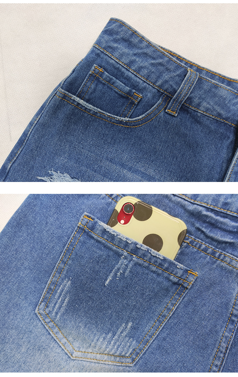 2023 European and American women's street hipster summer denim shorts feminine hot pants_voghion.com