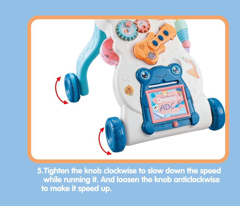 Nuevo andador con carrito para bebés, multifuncional, antivuelco, para bebés y niños de 1 a 3 años, para ayudarlos a aprender a caminar._voghion.com
