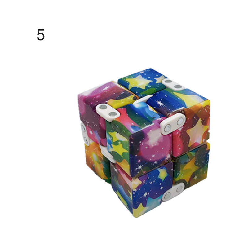 ToysMall Infinity Cube Colorido Anti-stress Flexível Quebra-cabeça Mágico Modelo Para Presente_voghion.com