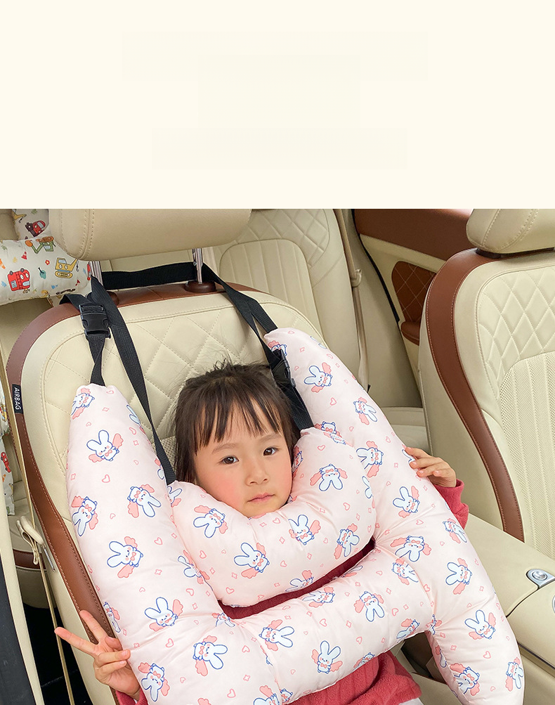 Car child safety rear seat, a pair of babies, in car sleeping pillow, shoulder protector, anti pinch neck_voghion.com
