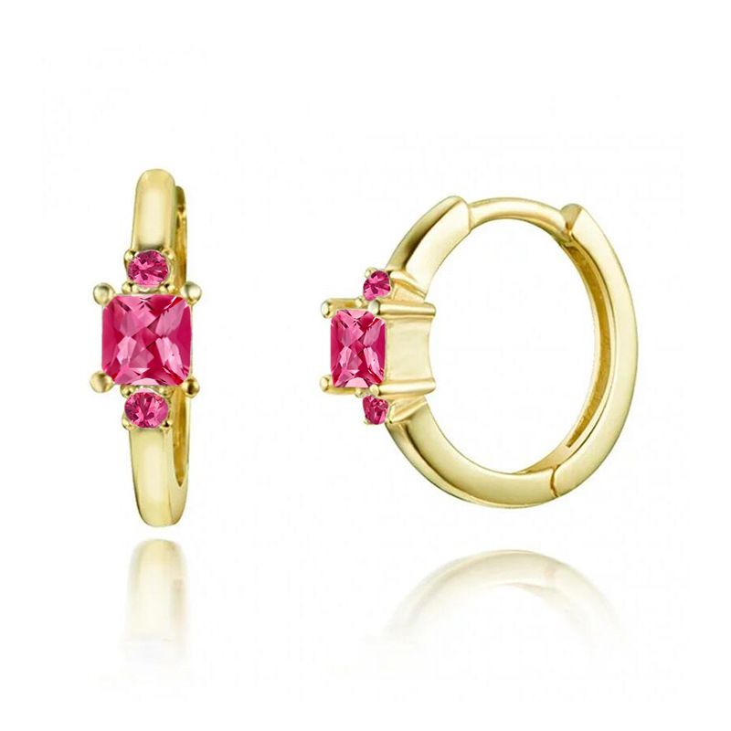 Gioielli da donna in argento S925 con zirconi semplici, orecchini popolari quadrati, orecchini versatili alla moda, orecchini da festa_voghion.com