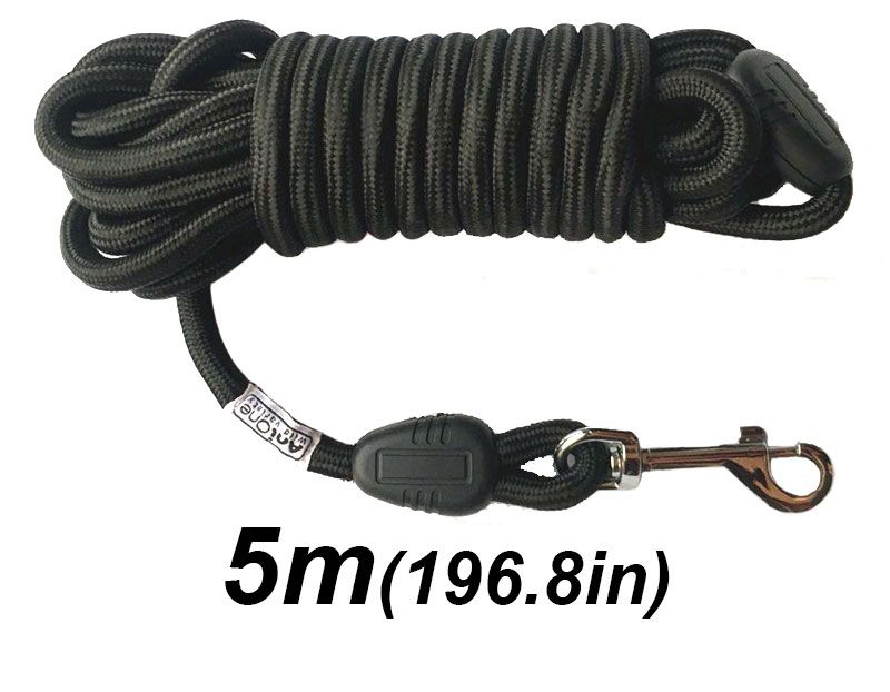 5M/10M/15M lange Hundeleine aus Seil – strapazierfähige Hundeleine aus Nylon für das Rückruf- und Agility-Training, für mittelgroße und große Hunde_voghion.com