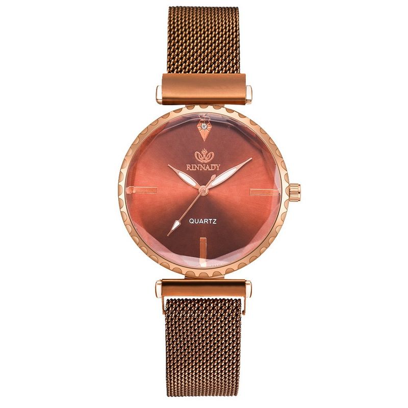 Women's Watches Bracelet Watch Set Five-piece Alloy Watch Band Magnet Buckle Watch Combination Quartz Watch_voghion.com
