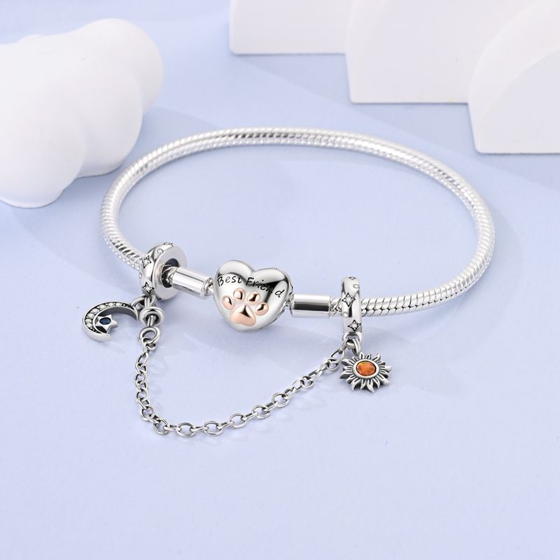 Moda Sterg Argento Colorato Suower Cane Ragazzi Articoli da regalo Farfalla Aereo Terra Ciondoli Adatto Originale Ciondolo Gioielli trucco_voghion.com