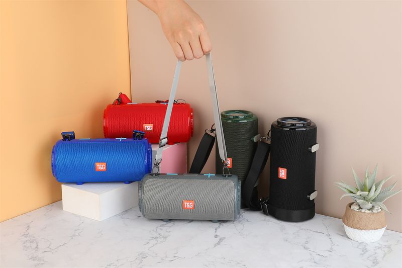 2022TG646 Bluetooth-Lautsprecher Outdoor Tragbare Battle Drum Farblicht Einsteckkarte U-Disk Radio Subwoofer_voghion.com