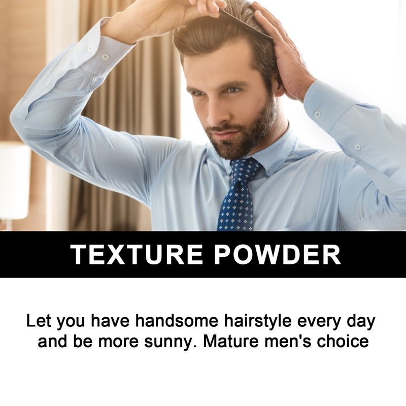 Haartexturpuder, lockiges Haar flauschiges Styling, glattes Kräuseln, natürlicher Glanz, langanhaltend und nicht fettend_voghion.com