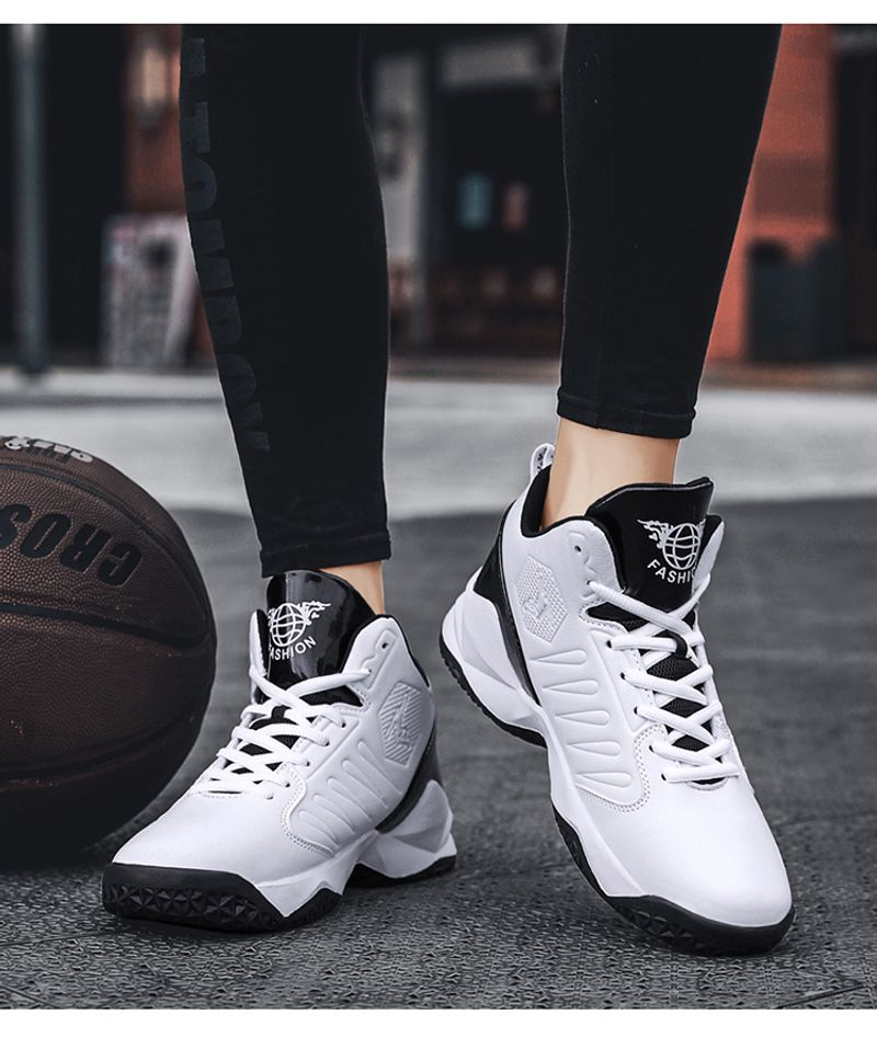 Kakovostni košarkarski moški superge Boys Basket Jesenski visoki protizdrsni športni copati na prostem Trener Ženske poletne_voghion.com