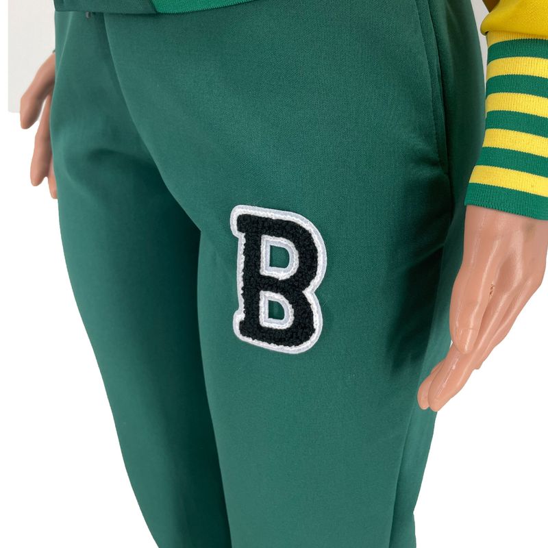 Damenbekleidung Baseballuniform Anzug Brief zweiteiliger Anzug_voghion.com