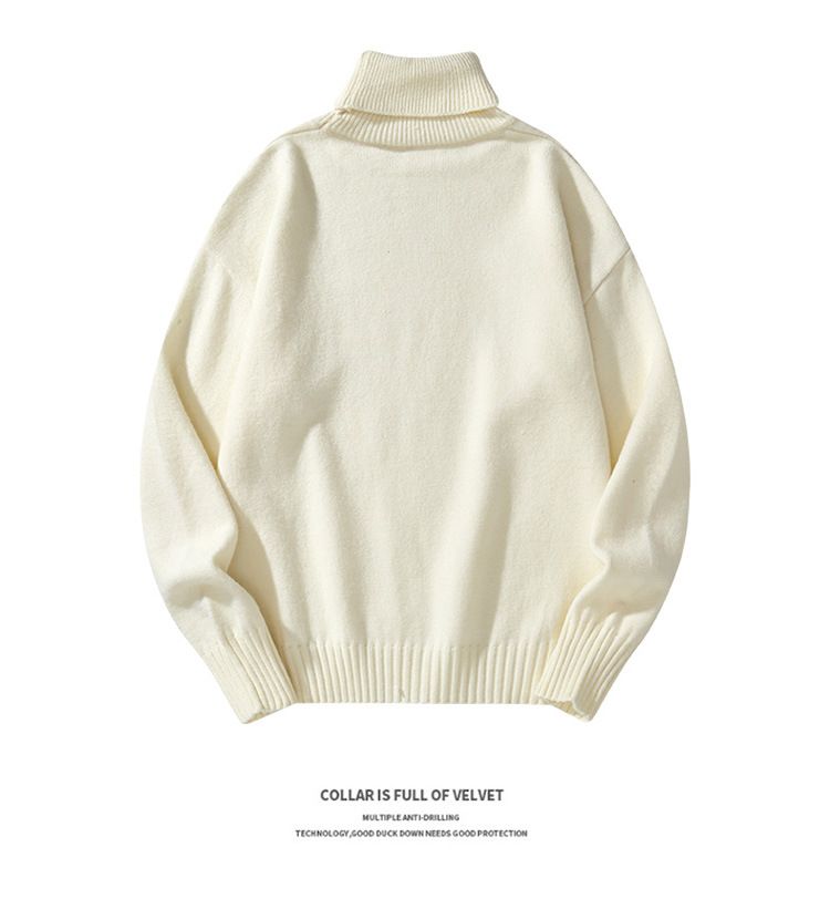 Herren-Samtstrickpullover – Weicher, angoraähnlicher Stoff für Herbst und Winter_voghion.com