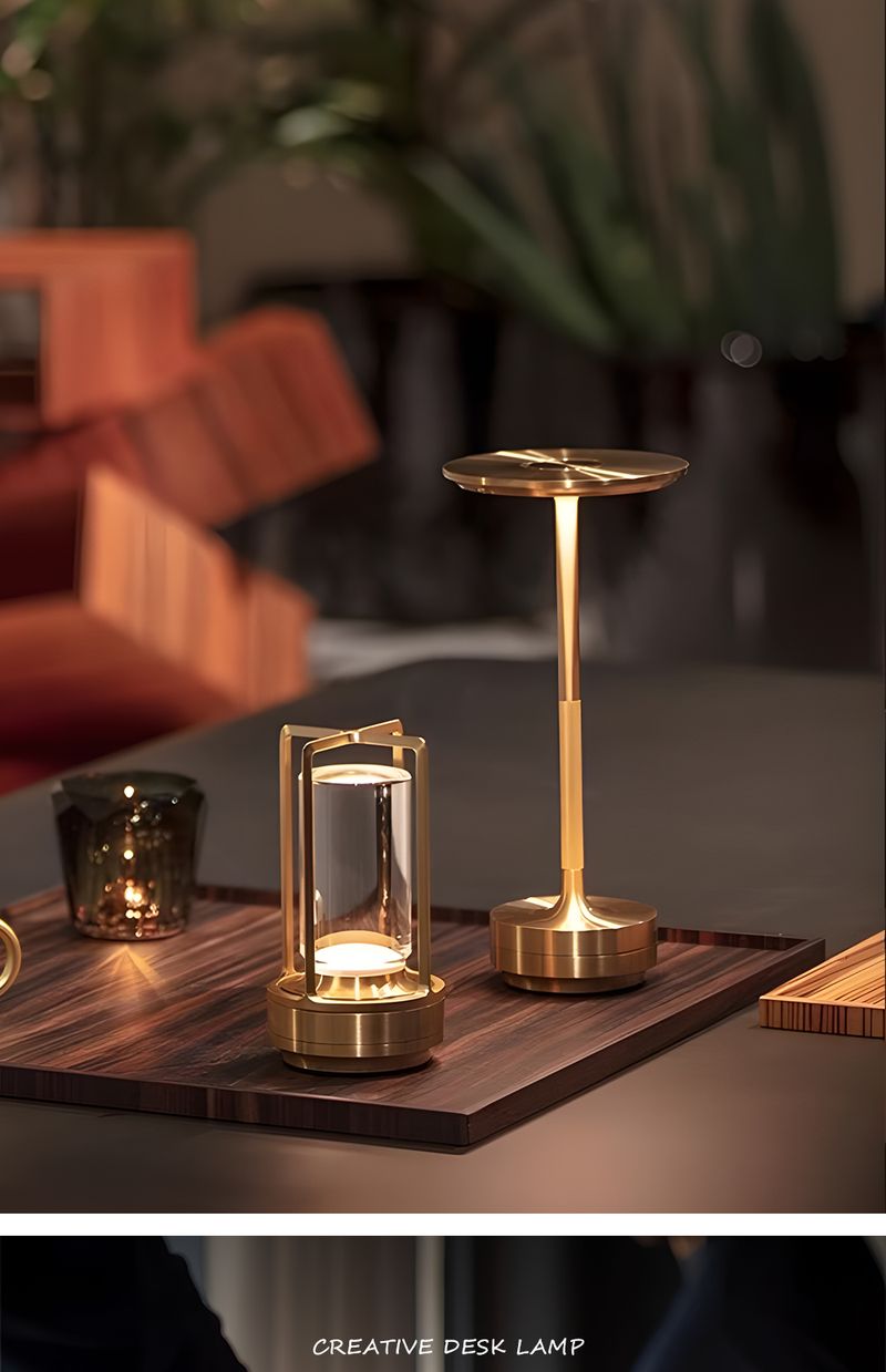Bar Restaurant Nordic Atmosphere Creative Cafe Rechargeable Outdoor Camping Table Night Light Qingba Desk Lamp_voghion.com