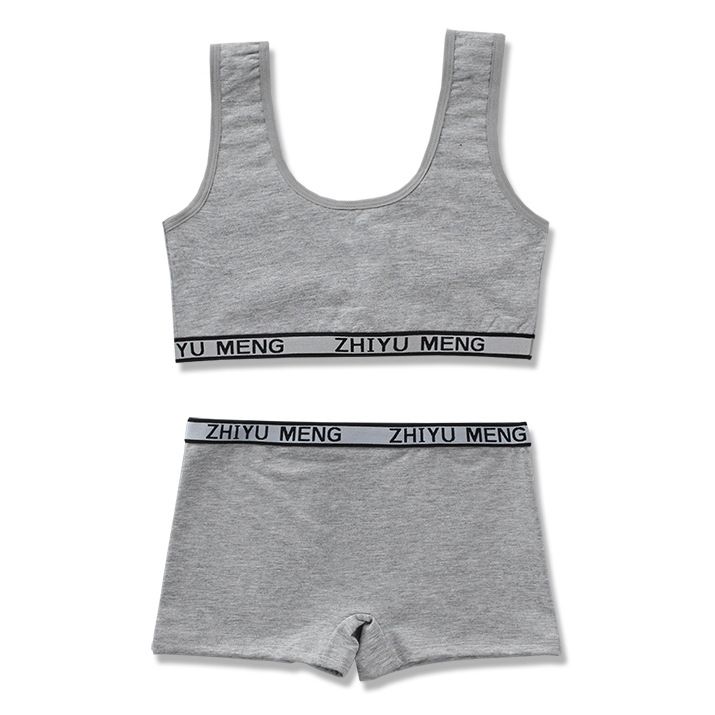 Reggiseno per bambine, in cotone, tinta unita, con ferretto, per periodo di sviluppo, con ferretto, per ragazze, per studenti delle scuole medie, 14 anni_voghion.com