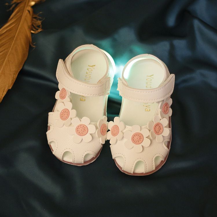 Kinder Schuhe Sommer neue stil baby mädchen kleinkind schuhe baby schuhe weichen boden nicht-rutsch verschleiß-beständig 0-1-3 jahre altes mädchen schuhe sandalen_voghion.com