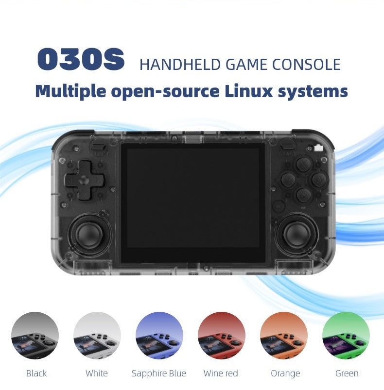 Neues tragbares GBA-Nostalgie-PS1-Open-Source-Handheld-Spielkonsole O30S UX-System_voghion.com