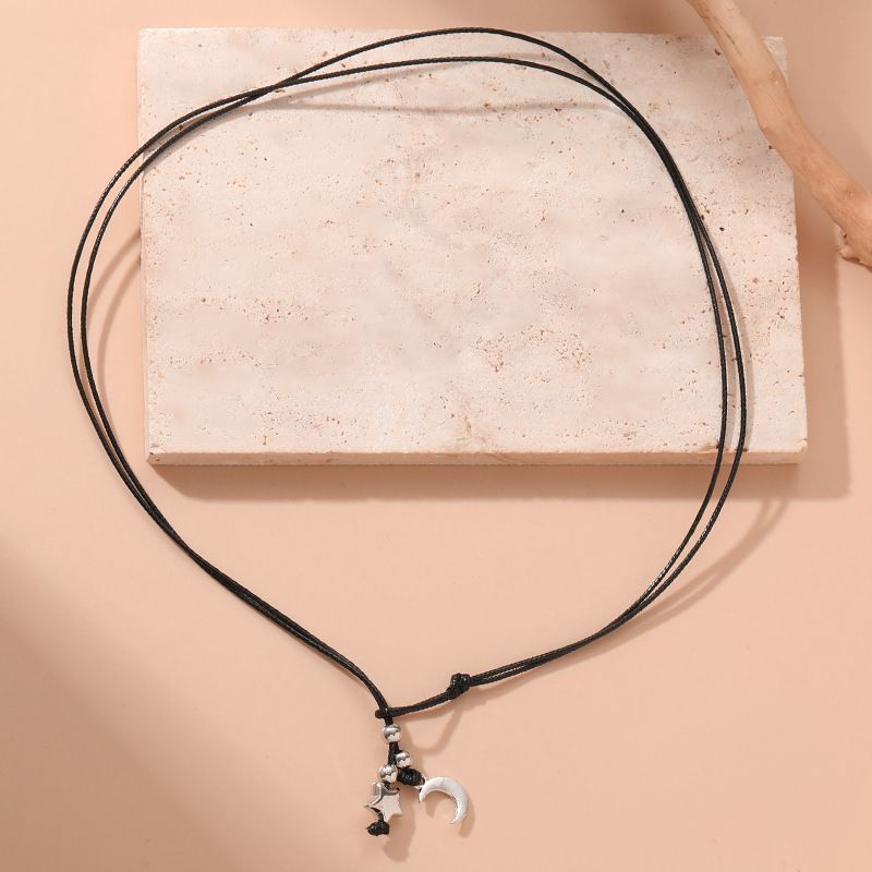 Kadınlar İçin Bohem Tarzı Yaz Küçük Erik Çiçeği Yıldız Ay Çok Katmanlı Bileklik Moda Ayak Takısı_voghion.com