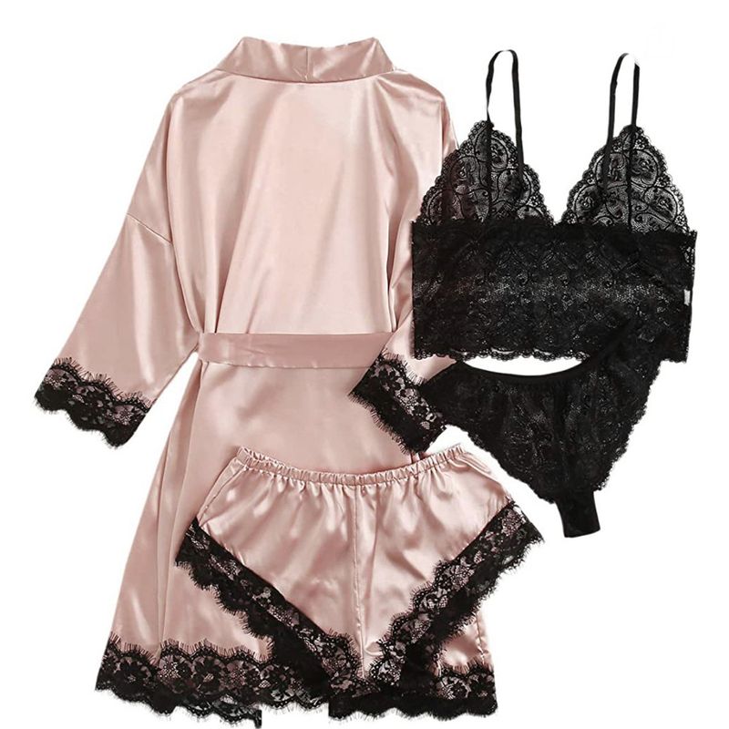 Drop Shipping Wholesale Winter Ladies Night Gown Wear Suits Sleep Wear Women Pamas Set Plus Size Pama Women'S Sleepwear_voghion.com