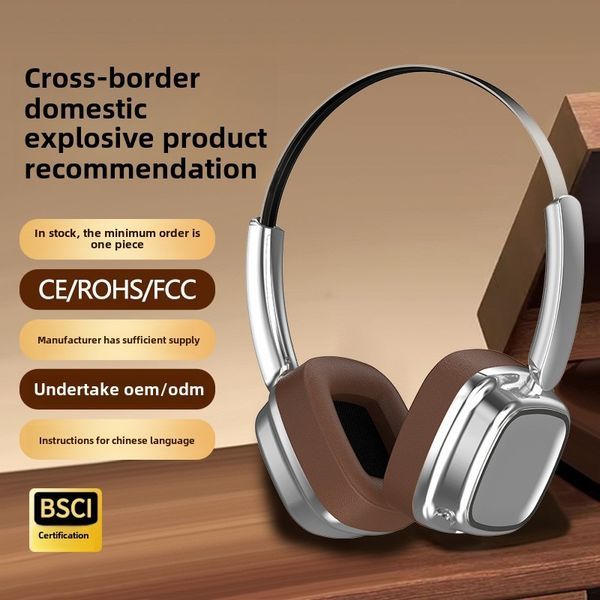 New Explosive Models Merad Retro Headset Bluetooth Headphones Compact Wireless Bluetooth 5.4 Bass Music_voghion.com