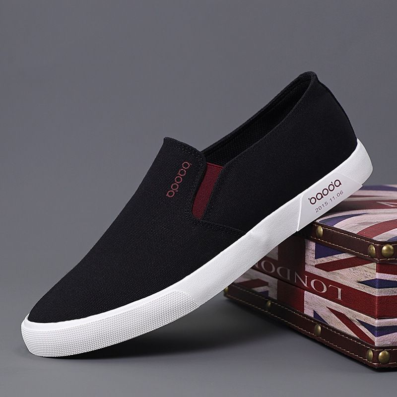 Scarpe basse alla moda, morbide e comode, classiche, versatili e alla moda, da uomo, in tela One Step, primavera 2025_voghion.com