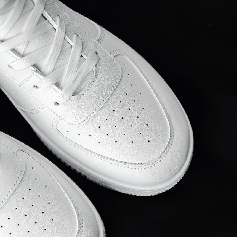 Jesenske i zimske visoke, moderne korejske sportske cipele za 2024., nove muške ležerne, svestrane bijele cipele za muškarce_voghion.com