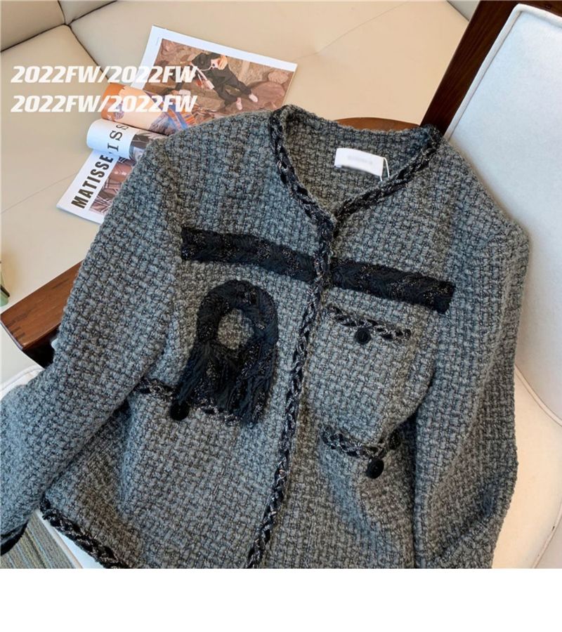 Completo da donna invernale, nuovo modello coreano, casual, versatile, di piccole dimensioni, con pantaloni a gamba larga, completo da due pezzi_voghion.com