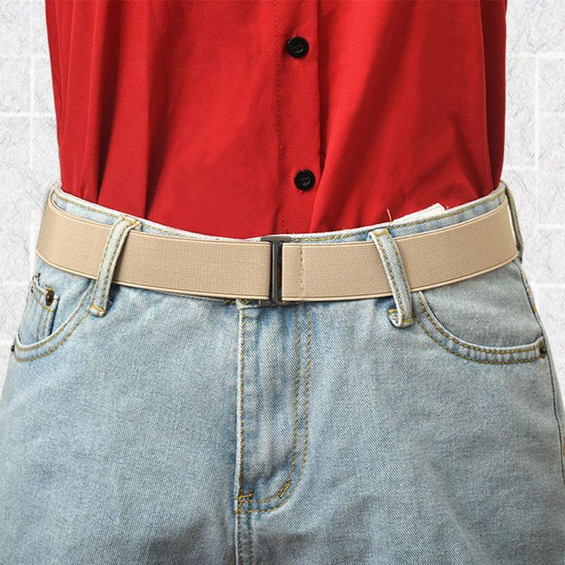 HOT Adjustable Bulky Simple Lazy Denim Tuck Belt Band Elastic Fat Seamless Sweater Women I9X0_voghion.com