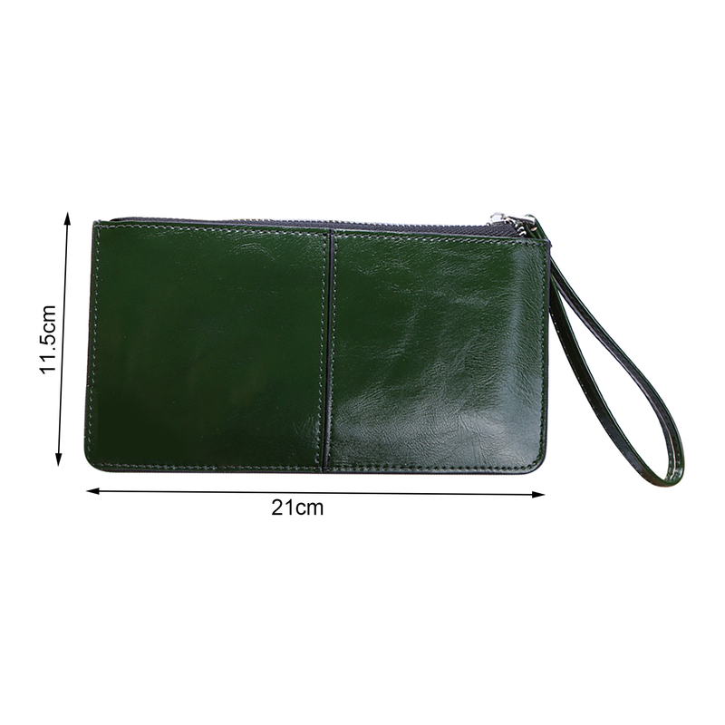 Kjiuyou Simple Women Hand-held Wallet Large Applications Fadeless Pure Color Porte-monnaie pour la vie quotidienne_voghion.com