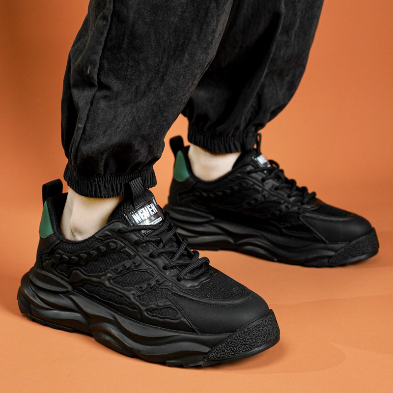 Mænd Fritidssko Sneakers Lærred stødabsorberende polstret åndbart fodtøj Fodtøj_voghion.com