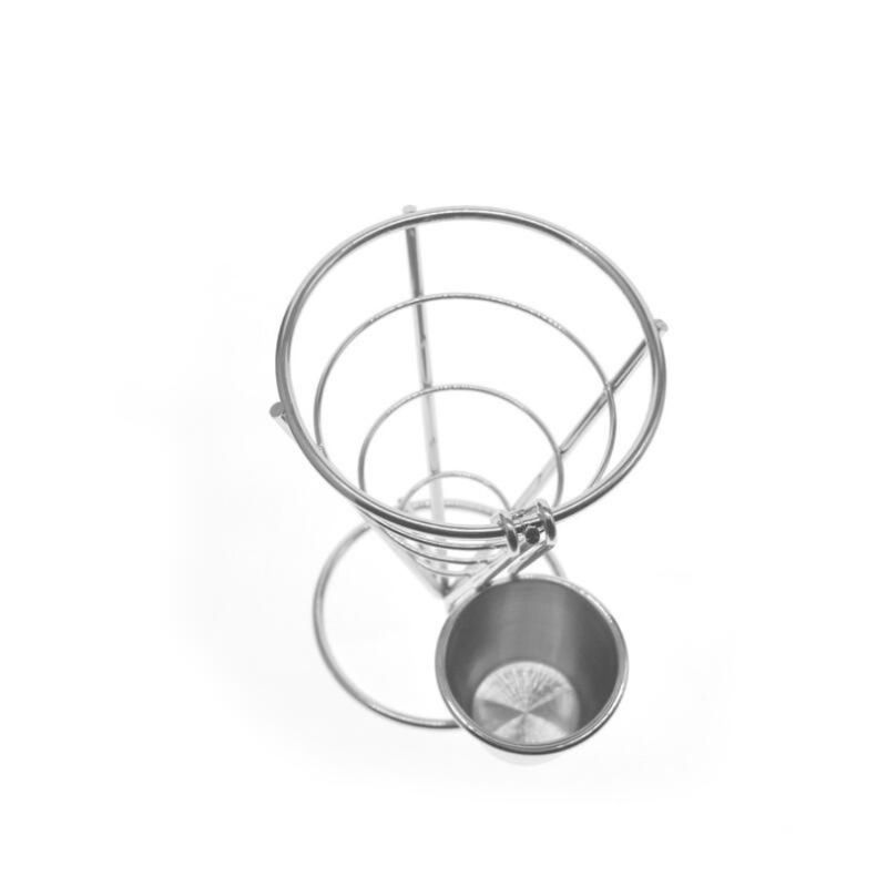 Espositore per patatine fritte coniche, portapiatti per alimenti, cestino per salse, bocconcini di pollo fritto, porta snack francese con_voghion.com