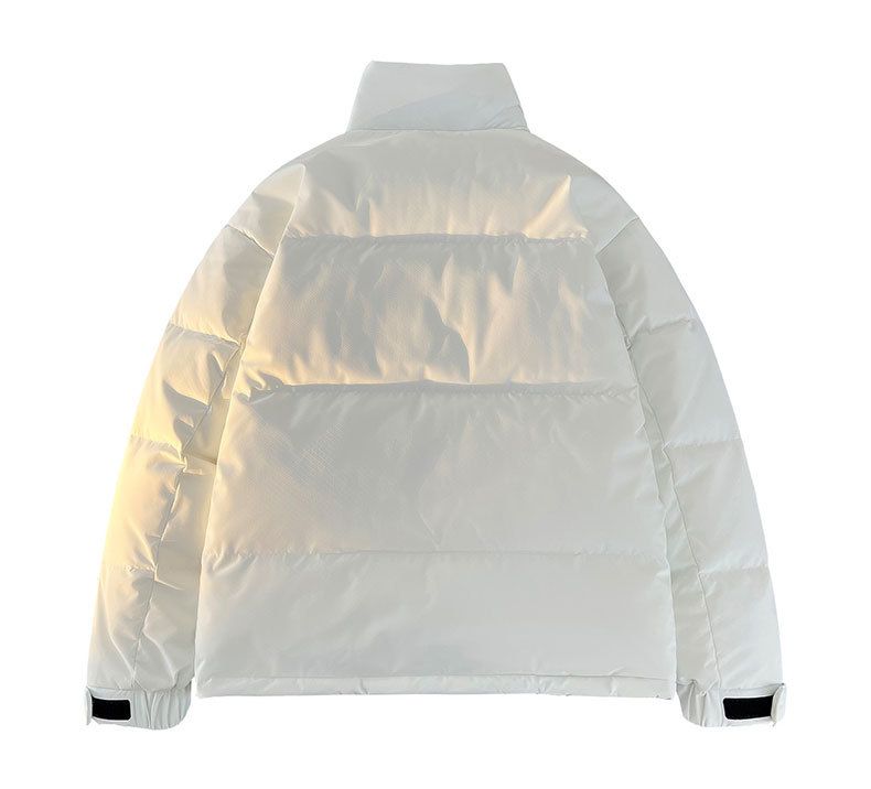 650FP Premium Beyaz Ördek Tüyü Mont – Erkek Kışlık Mont (M-3XL, %90 Dolgu, Dik Yaka, Kalınlaştırılmış Polyester Dış Yüzey)_voghion.com