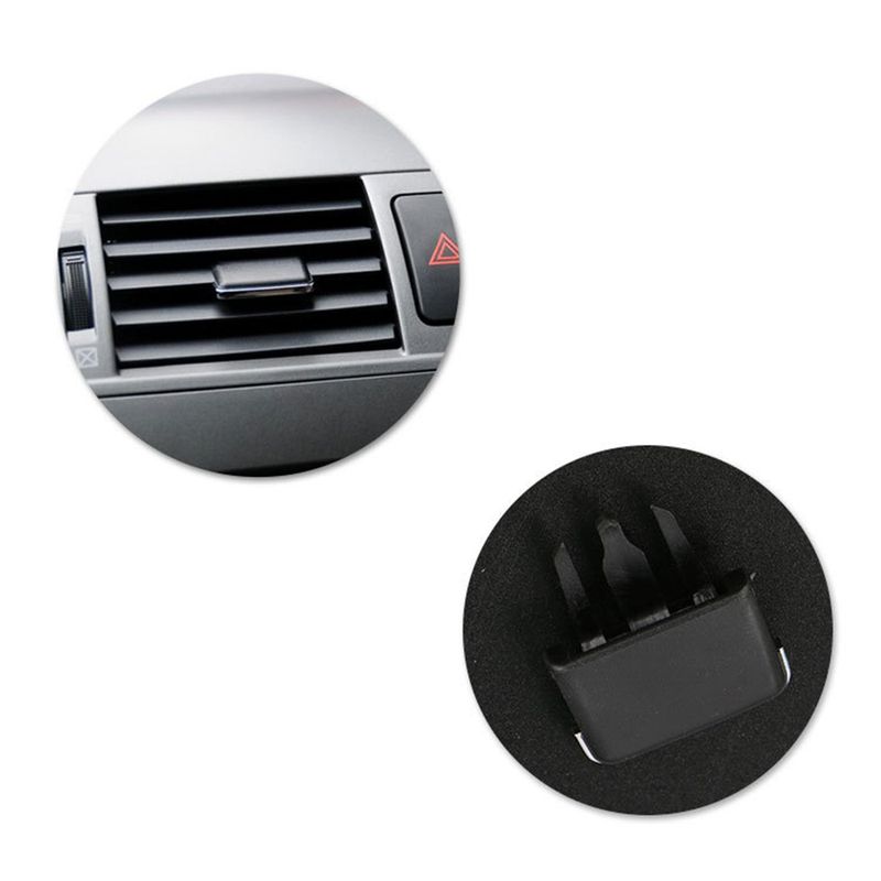 4Pcs Auto Car Center Dash A/C Vent Louvre Blade Slice Air Conditioning Leaf Clips Set Accessories_voghion.com