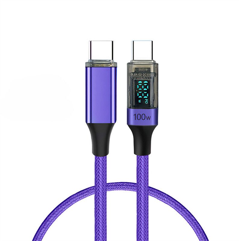 USB C zu USB C Schnellladekabel PD 100W Typ C Kabel für iPhone 16 15_voghion.com