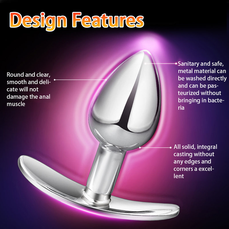 Plug anale con coda di volpe in metallo, giocattoli sessuali anali, plug anale, giocattoli sessuali erotici, plug anale con piume illuminate per donna e uomo_voghion.com