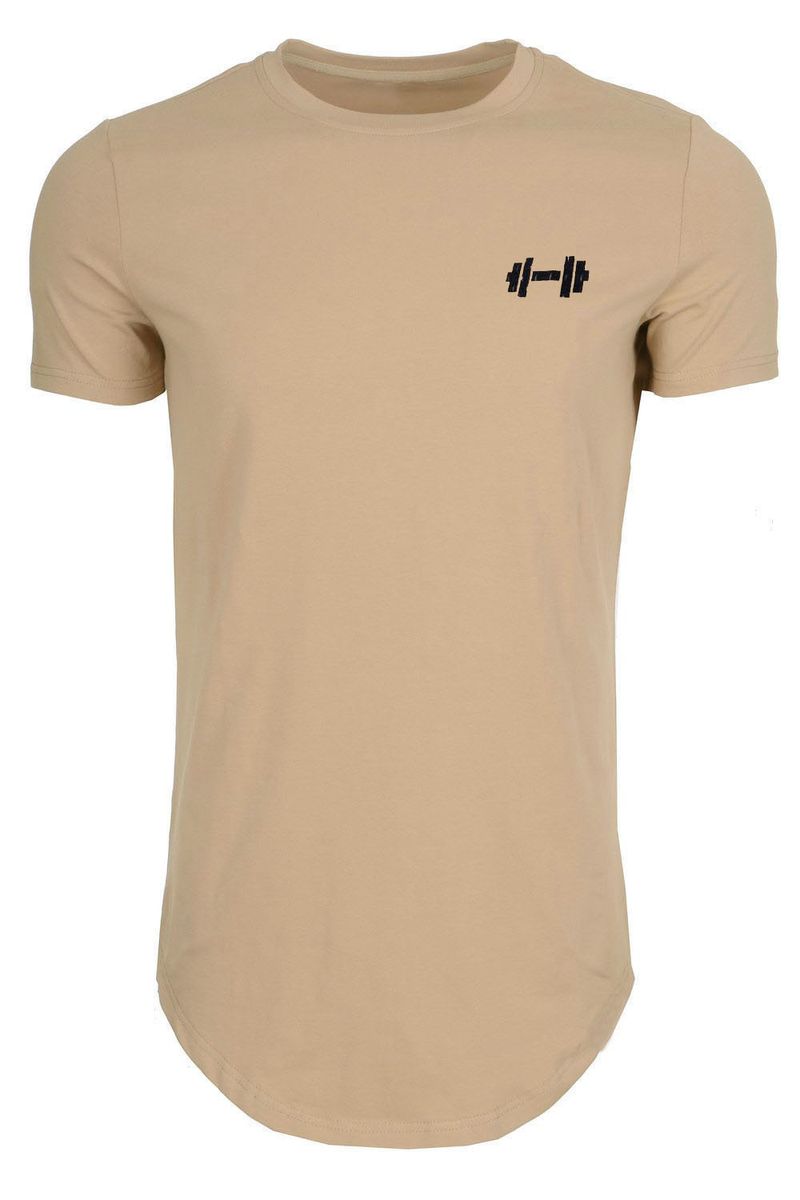Spier Lente/Zomer Nieuw Heren Sport Vrije tijd Hardlopen Gym Oefening Katoen Slim Fit Elastisch Dun T-shirt met korte mouwen_voghion.com